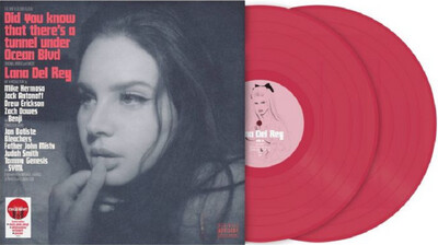Lana Del Rey - Did You Know That There&#39;s a Tunnel Under Ocean Blvd [2LP] exclusive dark pink colored vinyl
