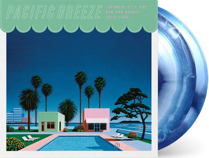 Various Artists - Pacific Breeze: Japanese City Pop, AOR &amp; Boogie 1976-1986 [2LP] limited blue and green marble colored vinyl