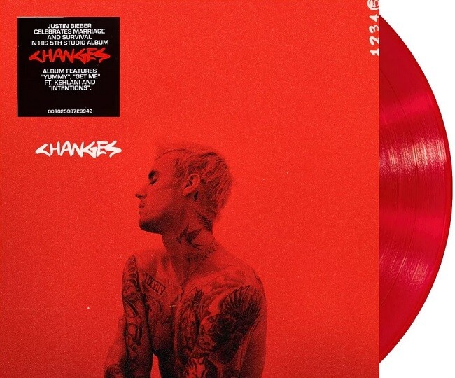 Justin Bieber - Changes [2LP] red colored vinyl