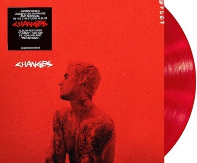 Justin Bieber - Changes [2LP] red colored vinyl