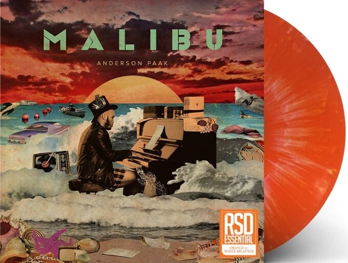 Anderson .Paak - Malibu [2LP] limited orange and white splatter vinyl, indie-retail exclusve
