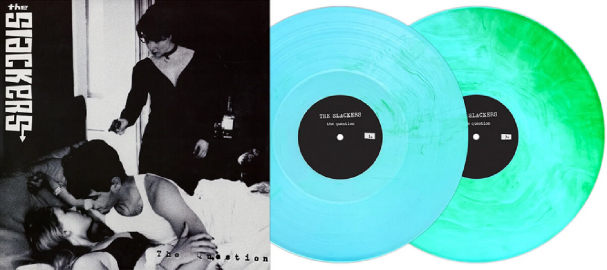 Slackers, The - The Question [2LP] limited electric blue and doublemint galaxy vinyl