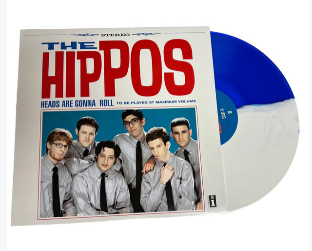 Hippos, The - Heads Are Gonna Roll [LP] limited white and blue split colored vinyl