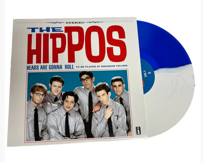 Hippos, The - Heads Are Gonna Roll [LP] limited white and blue split colored vinyl