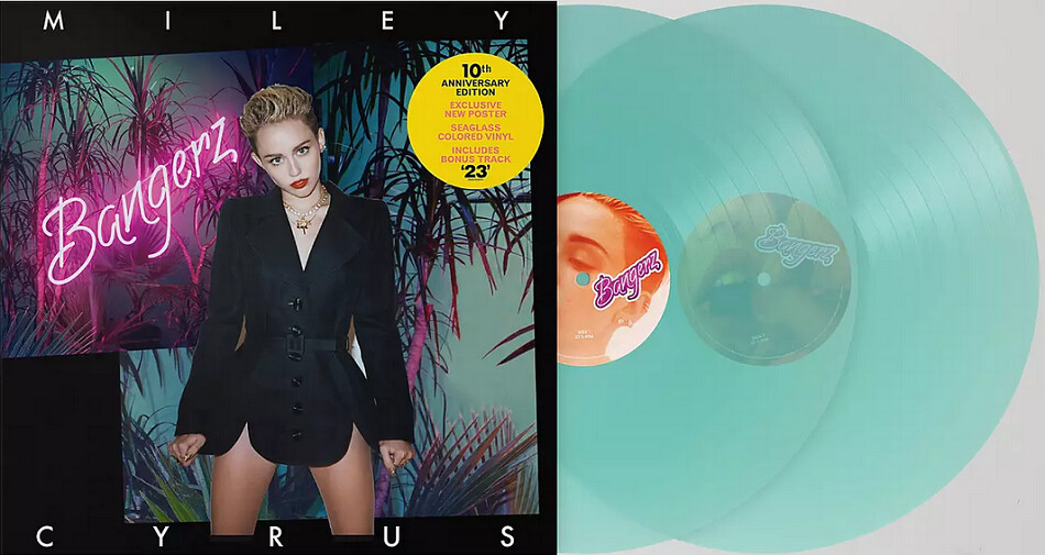 Miley Cyrus - Bangerz [2LP] sea glass colored vinyl, anniversary edition