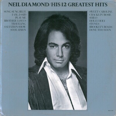 Neil Diamond - His 12 Greatest Hits [LP] VINTAGE