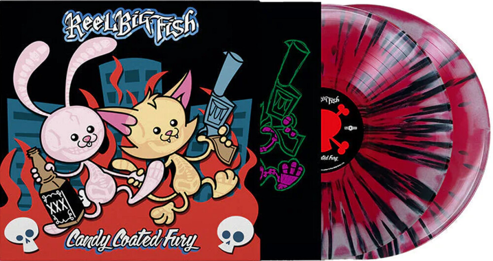 Reel Big Fish - Candy Coated Fury [2LP] limited red/grey/black swirl colored vinyl