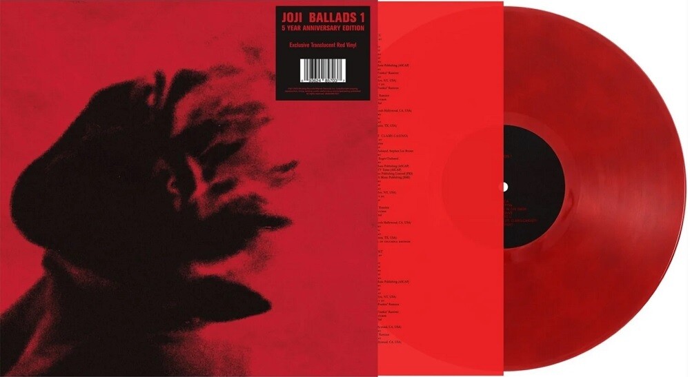 Joji - BALLADS 1 [LP] anniversary edition translucent red colored vinyl, indie-retail exclusive