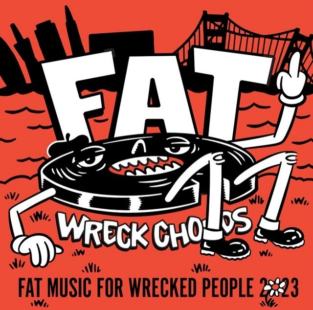Various Artists - Fat Music For Wrecked People 2023 (EuroVersion) [LP] limited splatter/dot colored vinyl