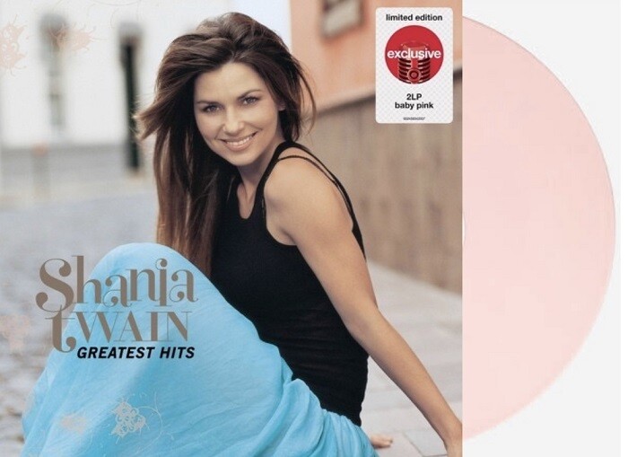 Shania Twain - Greatest Hits [2LP] exclusive baby pink colored vinyl
