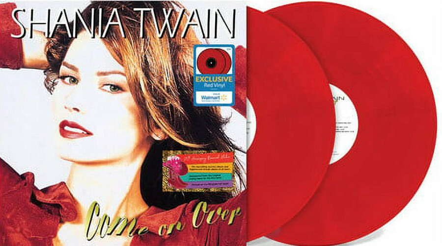 Shania Twain - Come On Over [2LP] exclusive red colored vinyl