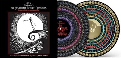 Various Artists / Danny Elfman - Tim Burton&#39;s The Nightmare Before Christmas Soundtrack [2LP] zoetrope picture disc