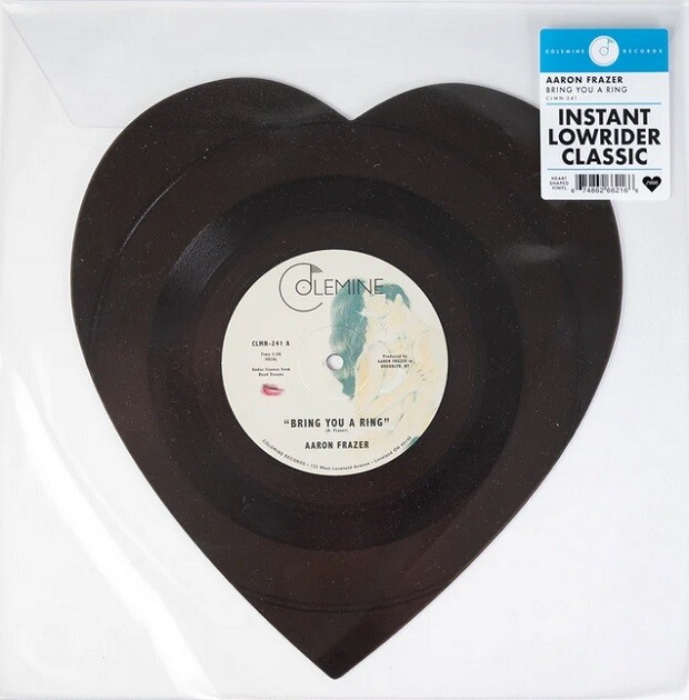 Aaron Frazer - Bring You A Ring / You Don&#39;t Wanna Be My Baby [7&#39;&#39;] heart shaped vinyl, limited edition