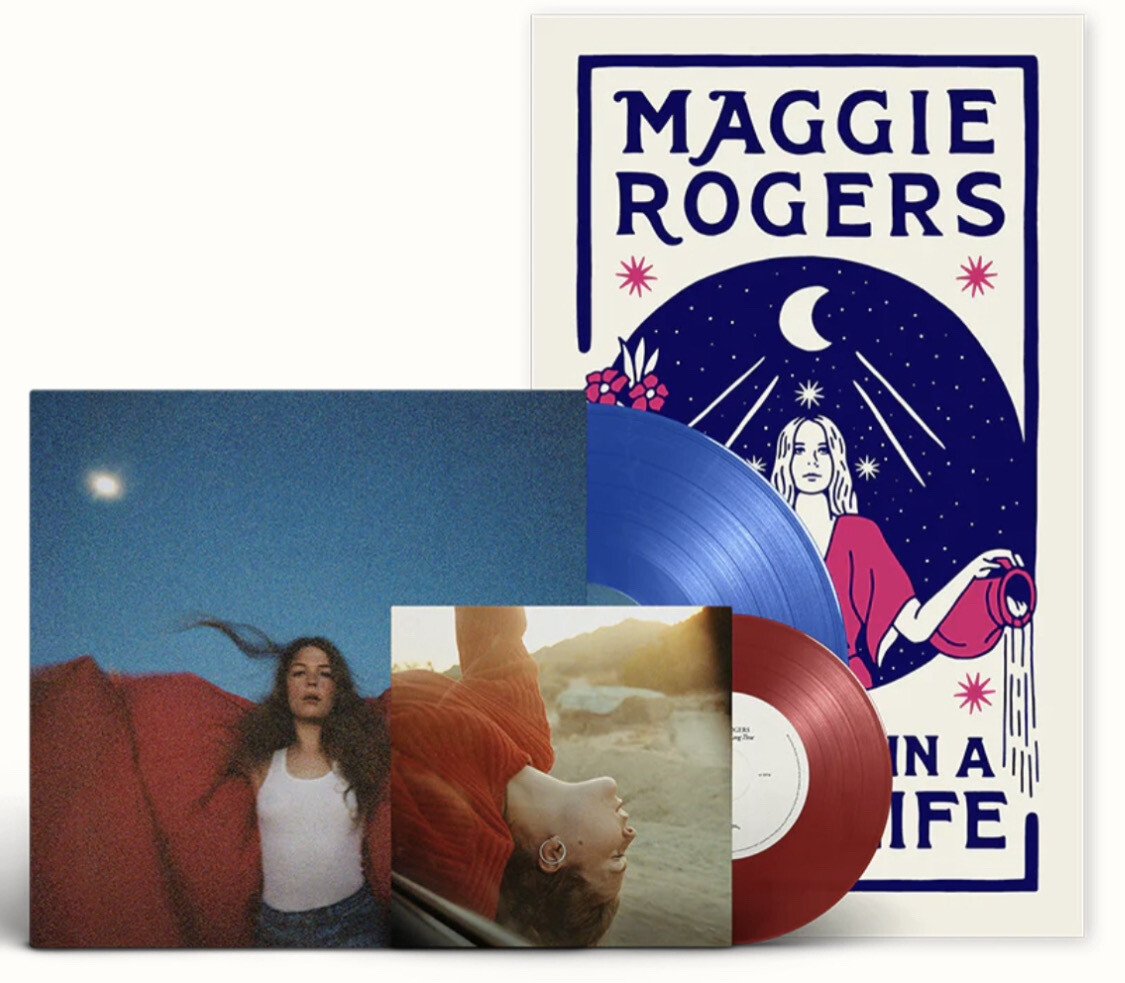 Maggie Rogers - I Heard It In A Past Life [LP] cobalt vinyl + 7” + poster, anniversary edition