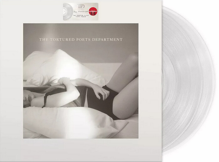 Taylor Swift - The Tortured Poets Department [2LP] phantom clear vinyl