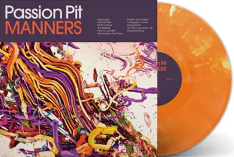 Passion Pit - Manners [LP] anniversary edition orange marble colored vinyl, indie-retail exclusive
