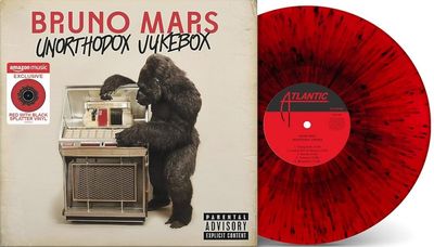 Bruno Mars - Unorthodox Jukebox [LP] exclusive red with black splatter colored vinyl