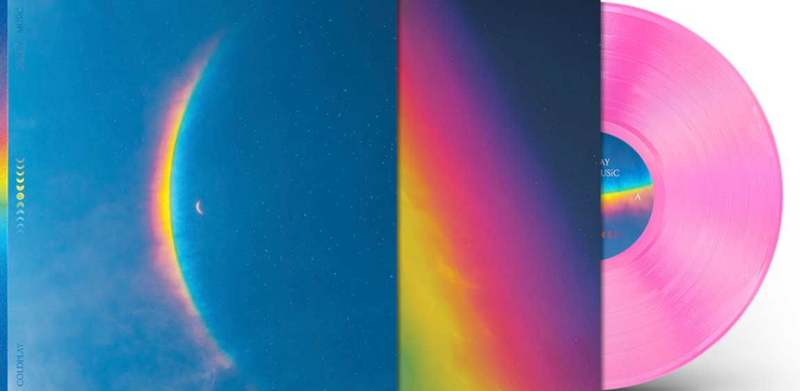 Coldplay - Moon Music [LP] translucent pink colored vinyl