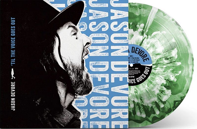 Jason DeVore - Til The Voice Goes Out [LP] green and white color in color vinyl, limited to 150 copies