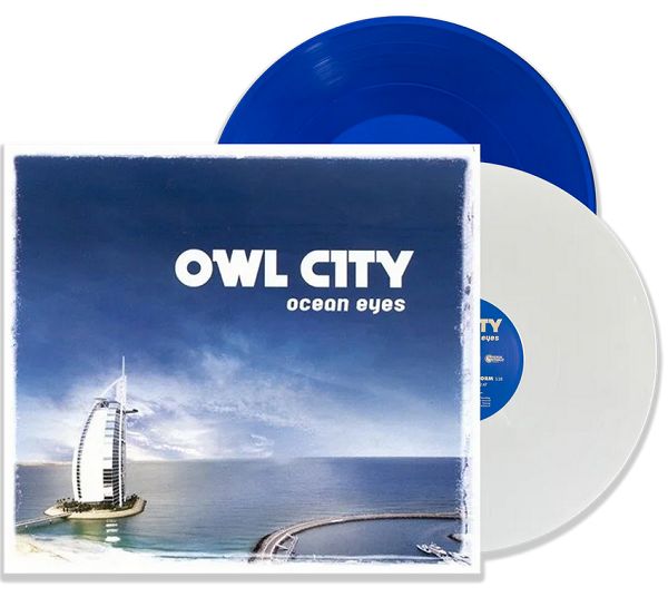 Owl City - Ocean Eyes [2LP] white and transparent blue colored vinyl
