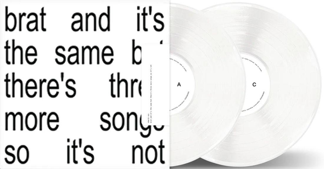 Charli XCX  - Brat and It’s the Same But There’s Three More Songs So It’s Not [2LP] white vinyl