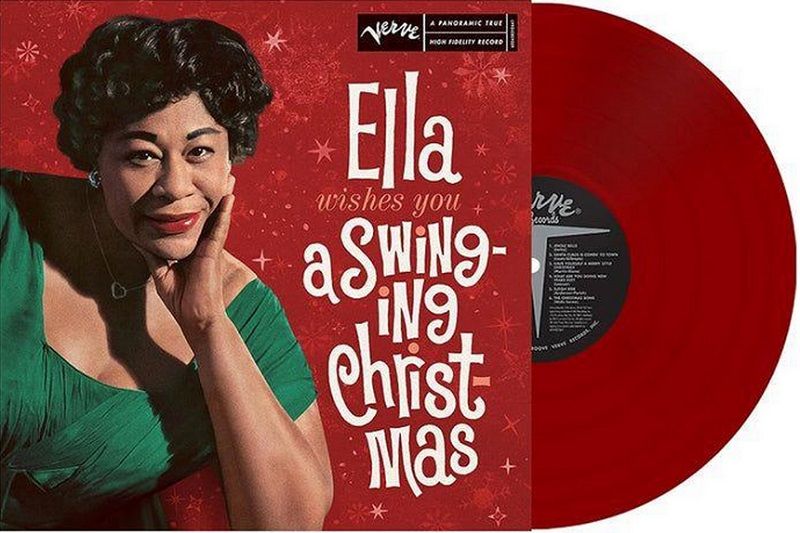 Ella Fitzgerald - Ella Wishes You A Swinging Christmas [LP] ruby red colored vinyl