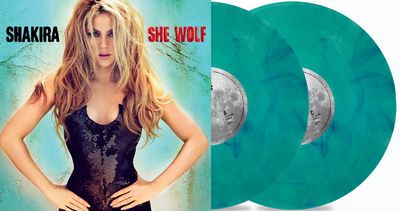 Shakira - She Wolf [2LP] sea glass with turquoise swirls colored vinyl