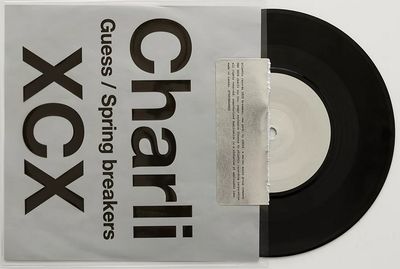 Charli XCX - Guess/Spring Breakers [7&quot;] exclusive black vinyl, limited to 5000