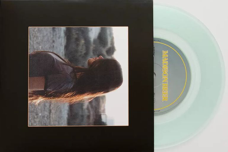 Madison Beer - 15 MINUTES/Make You Mine [7&quot;] exclusive coke bottle clear vinyl, limited to 3000