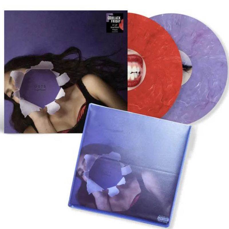 Olivia Rodrigo - GUTS (Spilled) [2LP] deluxe red and purple marble colored vinyl, RSD Black Friday exclusive