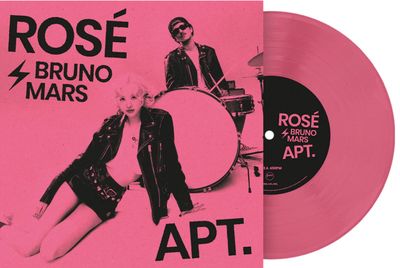Rosé - Apt. feat. Bruno Mars [7&quot;] pink colored vinyl