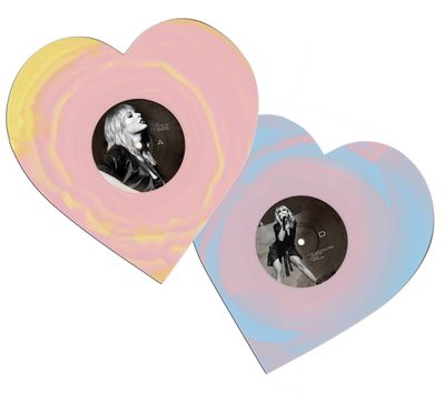 Taylor Swift - Lover (Live From Paris) [8”] heart-shaped colored vinyl