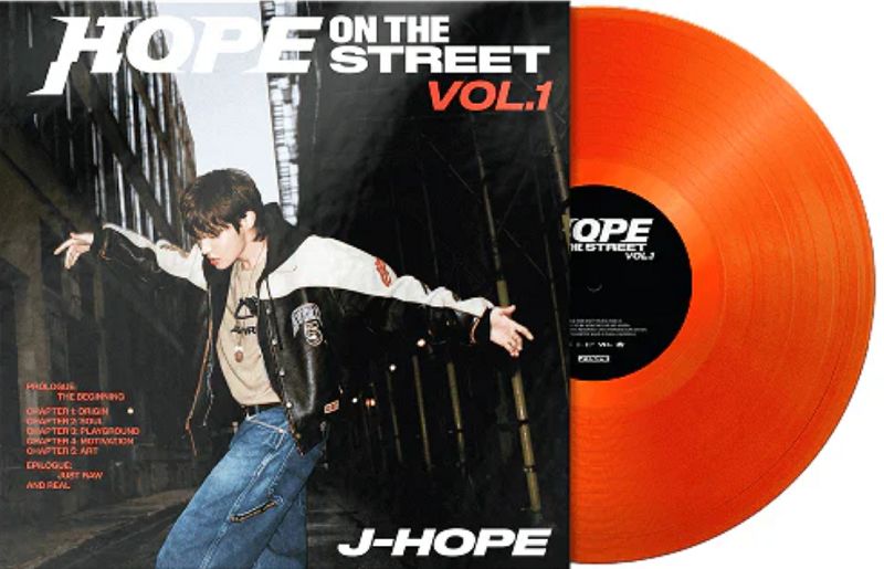 J-Hope - Hope On The Street Vol. 1 [EP] orange colored vinyl