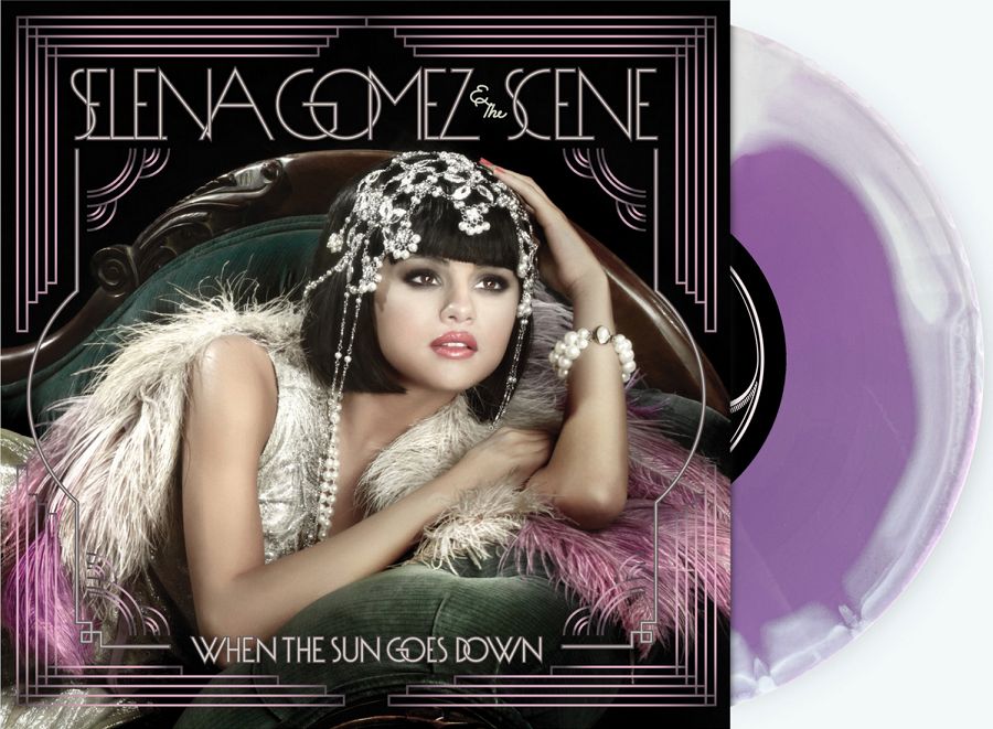 Selena Gomez &amp; The Scene - When The Sun Goes Down [LP] limited lavender with white swirl colored vinyl