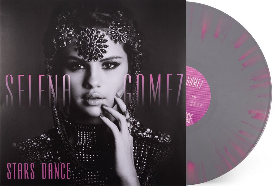 Selena Gomez - Stars Dance [LP] limited gray with red wine-hue splatter colored vinyl