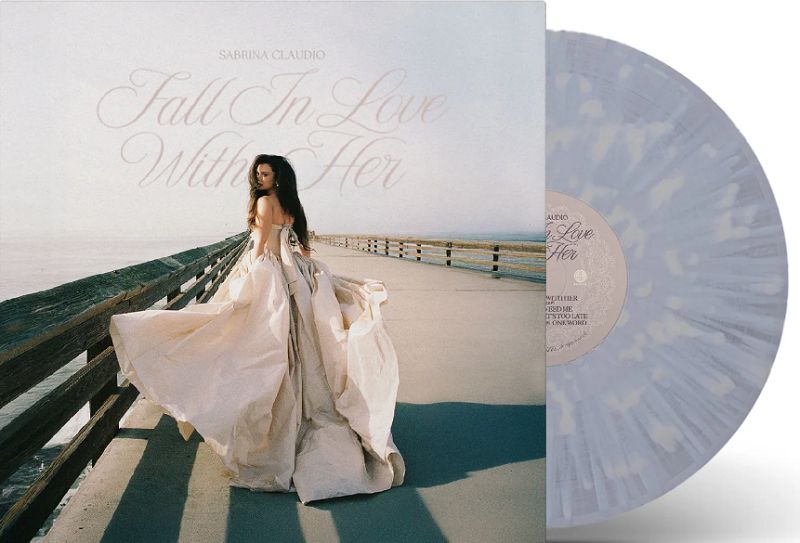 Sabrina Claudio - Fall In Love With Her [LP] white splatter colored vinyl, signed