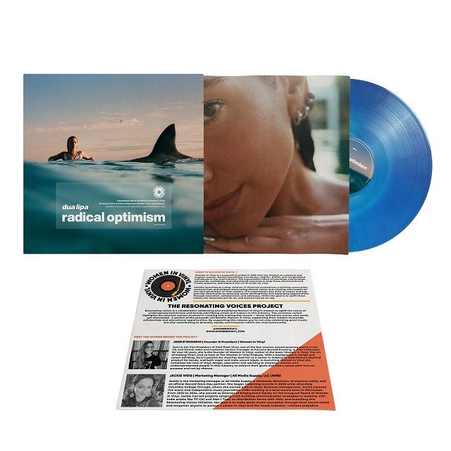Dua Lipa - Radical Optimism [LP] &quot;Resonating Voices Project&quot; exclusive galaxy blue colored vinyl *PRE-ORDER
