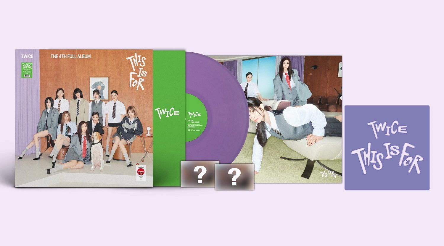 TWICE - This Is For [LP] exclusive plumberry colored vinyl *PRE-ORDER