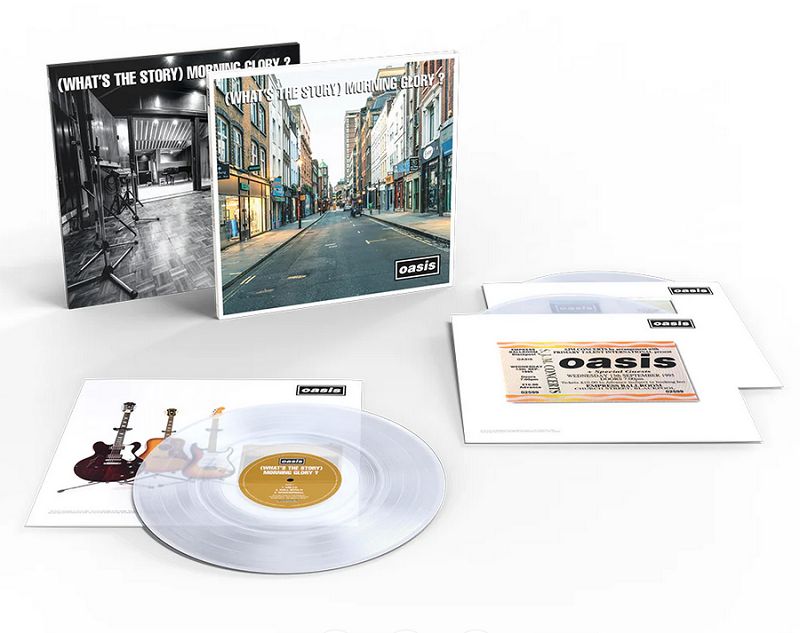Oasis - (What&#39;s The Story) Morning Glory? [3LP] deluxe anniversary edition clear vinyl, indie-retail exclusive *PRE-ORDER