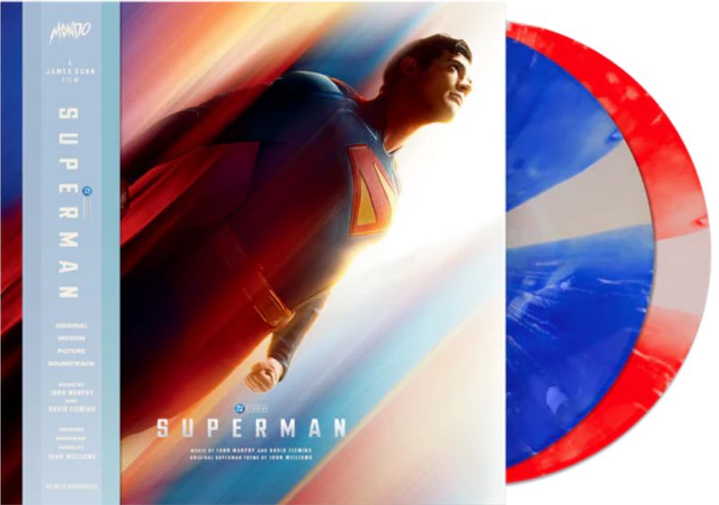 David Fleming &amp; John Murphy - Superman OST [2LP] exclusive all star blue and red colored vinyl