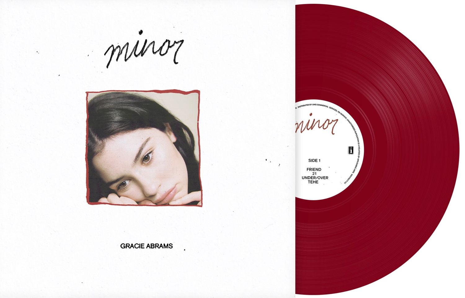 Gracie Abrams - Minor [EP] red colored vinyl, anniversary edition *PRE-ORDER