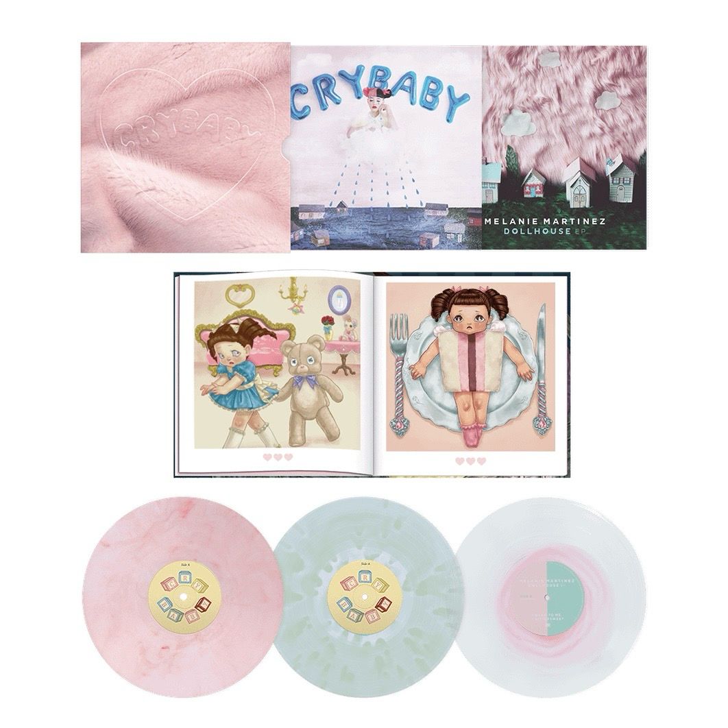 Melanie Martinez - Cry Baby [3LP] pink &amp; clear, clear, green colored vinyl, anniversary edition *PRE-ORDER