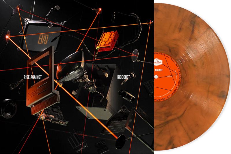 Rise Against - Ricochet [LP] limited orange smoke colored vinyl, signed *PRE-ORDER