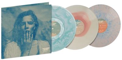 Halsey - Badlands: Anthology [3LP] Decade Edition “Hurricane Swirl,” “Roman Holiday Blush,” and “Everything Is Blue” colored vinyl