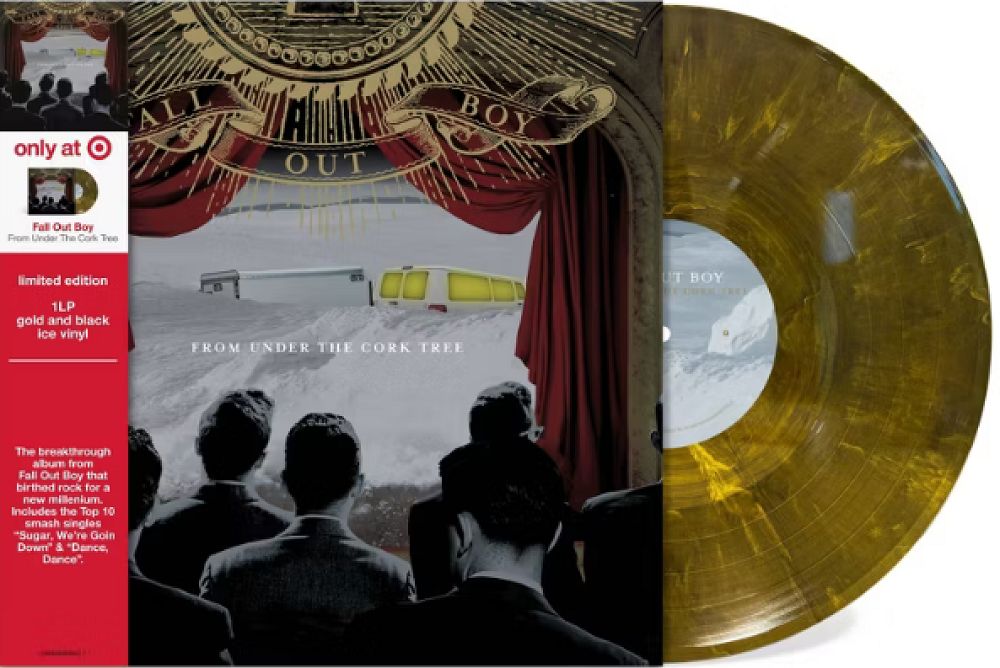 Fall Out Boy - From Under The Cork Tree [LP] exclusive gold &amp; black ice colored vinyl