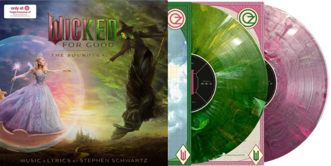 Various Artists - Wicked: For Good OST [2LP] exclusive pink and green marble shimmer vinyl, lenticular cover *PRE-ORDER
