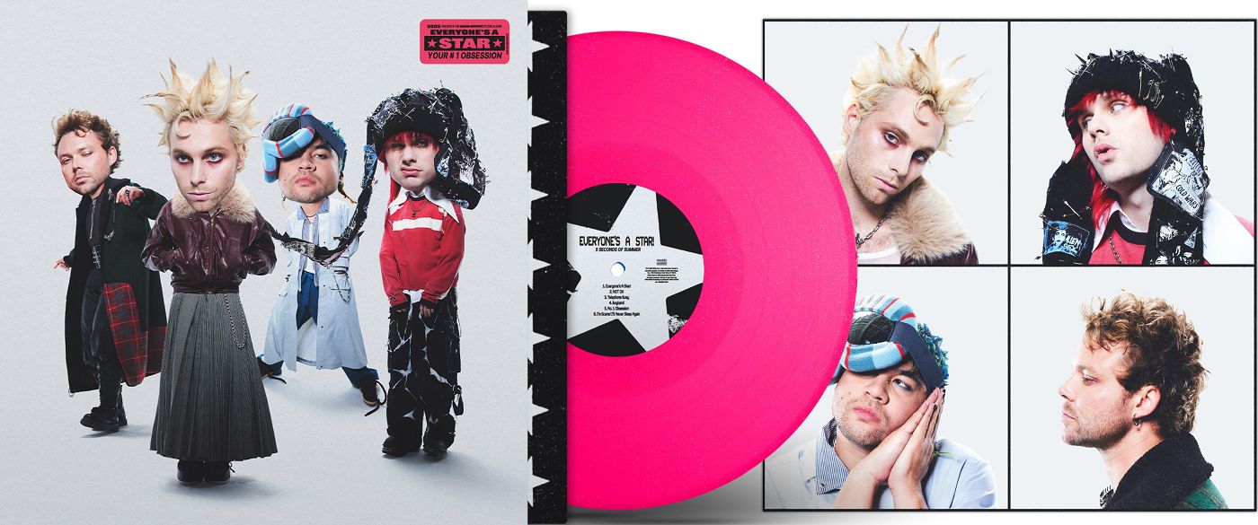 5 Seconds of Summer - Everyone&#39;s A Star [LP] neon glitter colored vinyl *PRE-ORDER