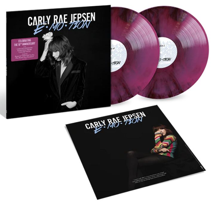 Carly Rae Jepsen - E·MO·TION [2LP] limited magenta colored vinyl, anniversary edition *PRE-ORDER