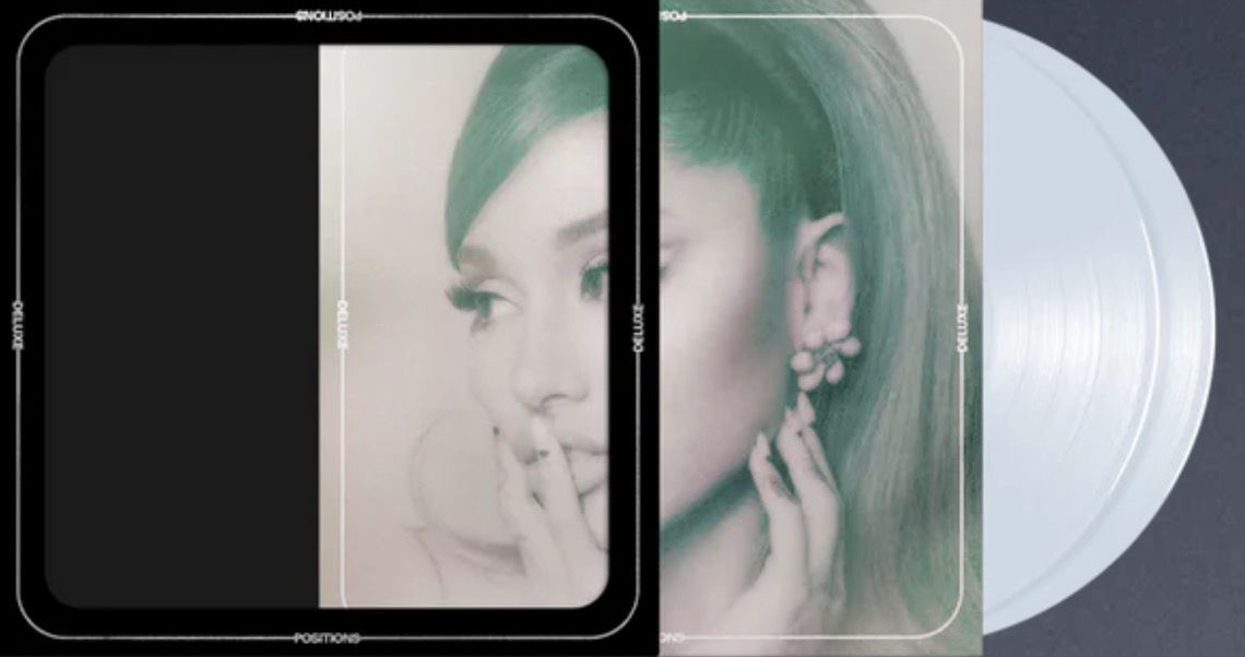 Ariana Grande - Positions [2LP] deluxe periwinkle colored vinyl, anniversary edition *PRE-ORDER