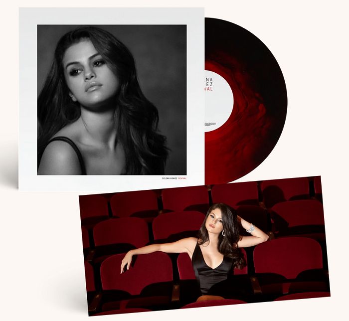 Selena Gomez - Revival [LP] exclusive red an black marble colored vinyl, deluxe anniversary edition *PRE-ORDER
